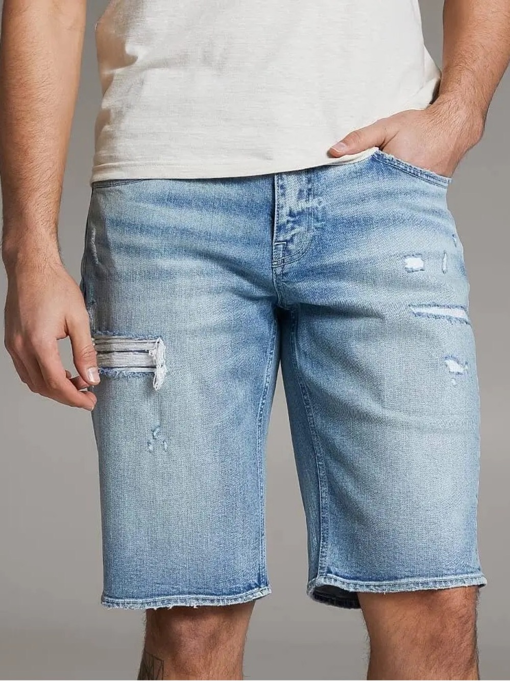 BKE Vintage Men's Cotton Tyler Stretch Shorts